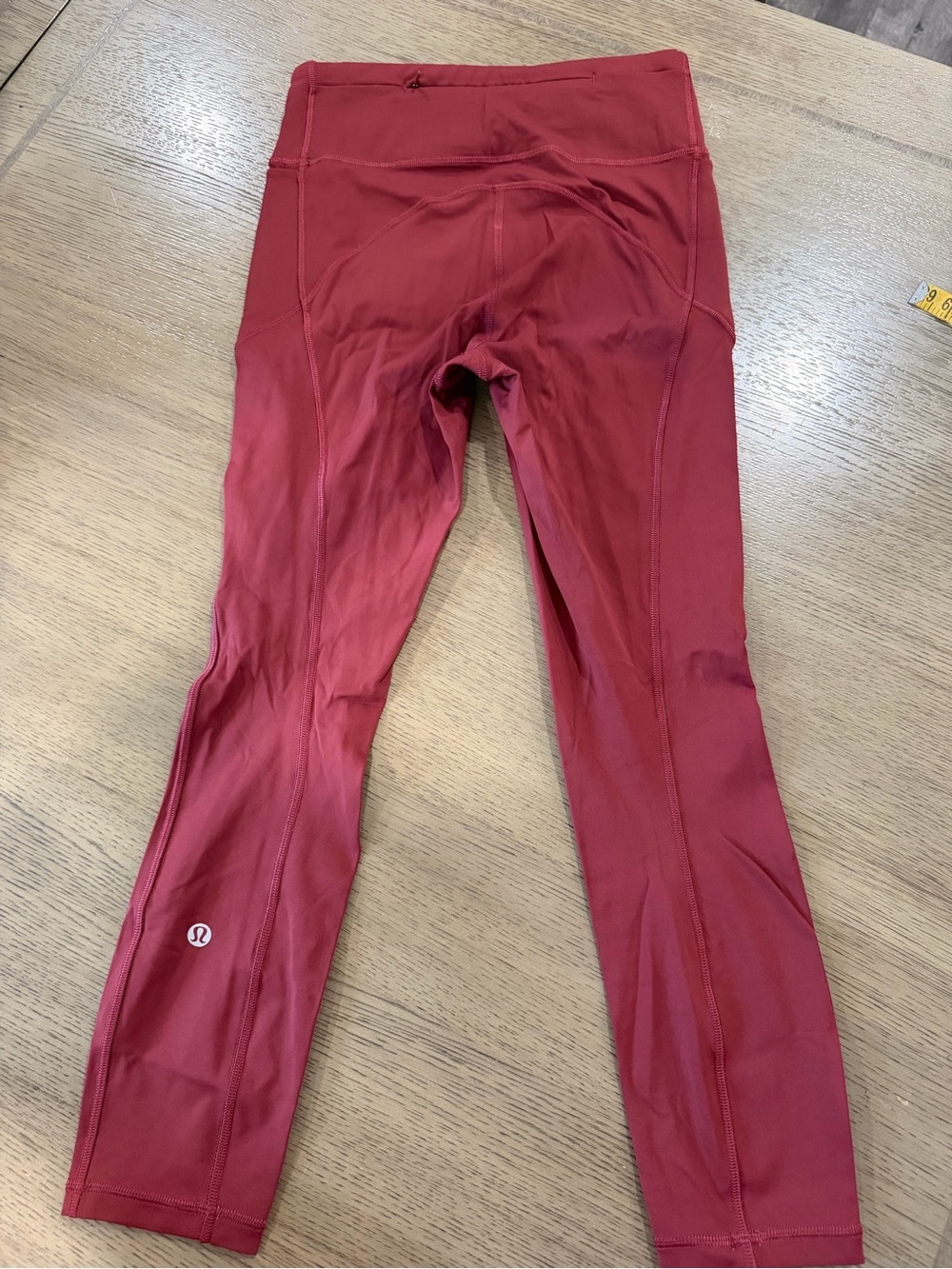lululemon athletica Red High-Rise Performance Leggings
